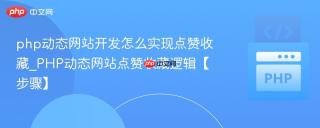 php动态网站开发怎么实现点赞收藏_PHP动态网站点赞收藏逻辑【步骤】