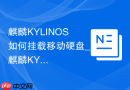 麒麟KYLINOS如何挂载移动硬盘_麒麟KYLINOS挂移动硬盘指南【存储】