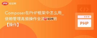 Composer在PHP框架中怎么用_依赖管理高频操作全流程说明【操作】