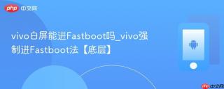 vivo白屏能进Fastboot吗_vivo强制进Fastboot法【底层】