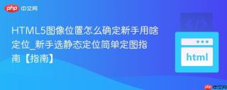 HTML5图像位置怎么确定新手用啥定位_新手选静态定位简单定图指南【指南】
