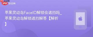 苹果灵动岛FaceID解锁会遮挡吗_苹果灵动岛解锁遮挡解答【解析】