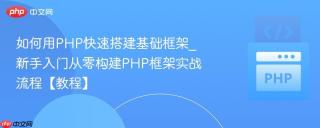 如何用php快速搭建基础框架_新手入门从零构建php框架实战流程【教程】