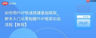 如何用PHP快速搭建基础框架_新手入门从零构建PHP框架实战流程【教程】