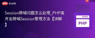Session跨域问题怎么处理_PHP高并发跨域Session管理方法【详解】
