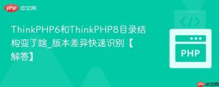 ThinkPHP6和ThinkPHP8目录结构变了啥_版本差异快速识别【解答】