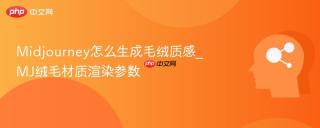 Midjourney怎么生成毛绒质感_MJ绒毛材质渲染参数
