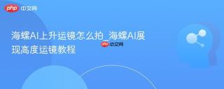 海螺AI上升运镜怎么拍_海螺AI展现高度运镜教程