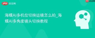 海螺AI多机位切换运镜怎么拍_海螺AI多角度镜头切换教程