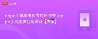 oppo手机黑屏但有铃声咋整_oppo手机黑屏处理思路【方案】