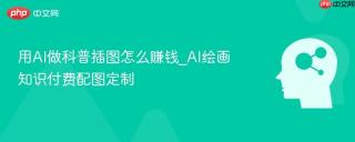 用AI做科普插图怎么赚钱_AI绘画知识付费配图定制