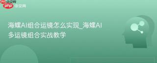 海螺AI组合运镜怎么实现_海螺AI多运镜组合实战教学