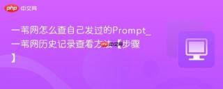 一苇网怎么查自己发过的prompt_一苇网历史记录查看方法【步骤】