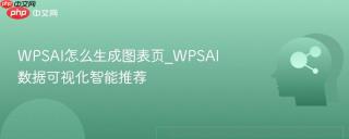 WPSAI怎么生成图表页_WPSAI数据可视化智能推荐