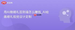用AI做婚礼签到墙怎么赚钱_AI绘画婚礼视觉设计定制