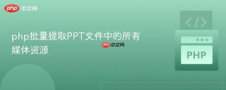 php批量提取ppt文件中的所有媒体资源