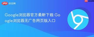 Google浏览器官方最新下载 Google浏览器无广告网页版入口