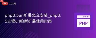 php8.5uri扩展怎么安装_php8.5处理url的新扩展使用指南