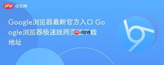 Google浏览器最新官方入口 Google浏览器极速版网页版下载地址