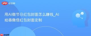 用AI做节日红包封面怎么赚钱_AI绘画微信红包封面定制