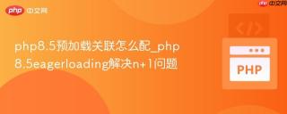 php8.5预加载关联怎么配_php8.5eagerloading解决n+1问题