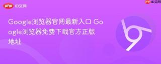 Google浏览器官网最新入口 Google浏览器免费下载官方正版地址