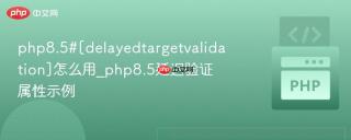 php8.5#[delayedtargetvalidation]怎么用_php8.5延迟验证属性示例