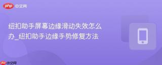 纽扣助手屏幕边缘滑动失效怎么办_纽扣助手边缘手势修复方法