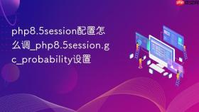 php8.5session配置怎么调_php8.5session.gc_probability设置