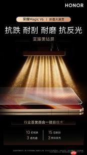 荣耀MagicV6搭载内外至臻黑钻屏，“满贯实力”补齐折叠最后一公里