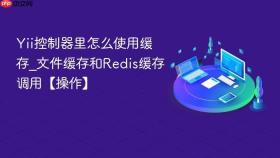 Yii控制器里怎么使用缓存_文件缓存和Redis缓存调用【操作】