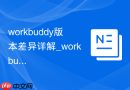 workbuddy版本差异详解_workbuddy差异对比详解【详解】