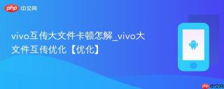 vivo互传大文件卡顿怎解_vivo大文件互传优化【优化】