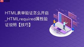 HTML表单验证怎么开启_HTMLrequired属性验证说明【技巧】