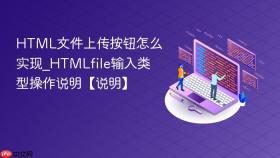 HTML文件上传按钮怎么实现_HTMLfile输入类型操作说明【说明】