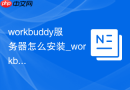 workbuddy服务器怎么安装_workbuddy服务器安装介绍【介绍】