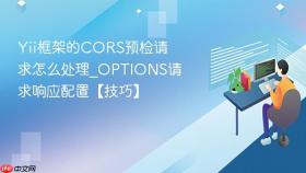 Yii框架的CORS预检请求怎么处理_OPTIONS请求响应配置【技巧】