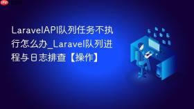 LaravelAPI队列任务不执行怎么办_Laravel队列进程与日志排查【操作】