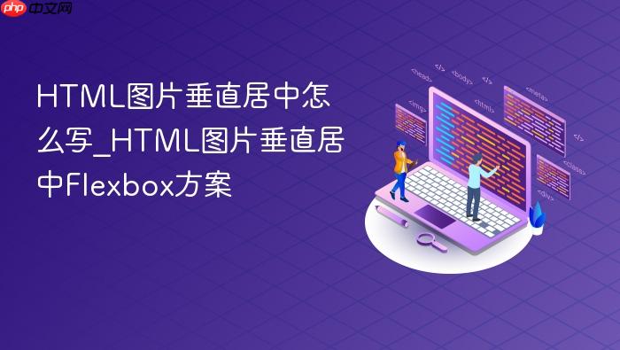 html图片垂直居中怎么写_html图片垂直居中flexbox方案