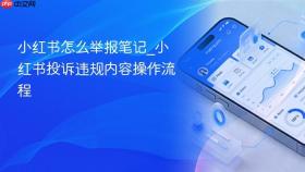 小红书怎么举报笔记_小红书投诉违规内容操作流程