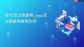 wps怎么做表格_wps怎么做表格美观实用