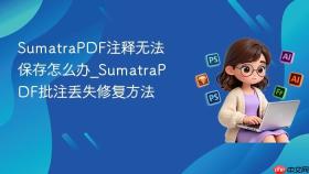 sumatrapdf注释无法保存怎么办_sumatrapdf批注丢失修复方法