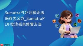 SumatraPDF注释无法保存怎么办_SumatraPDF批注丢失修复方法