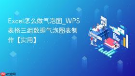 excel怎么做气泡图_wps表格三组数据气泡图表制作【实用】