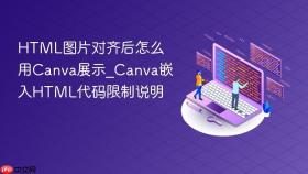 html图片对齐后怎么用canva展示_canva嵌入html代码限制说明