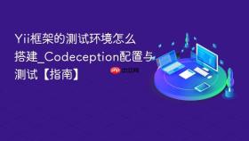 yii框架的测试环境怎么搭建_codeception配置与测试【指南】