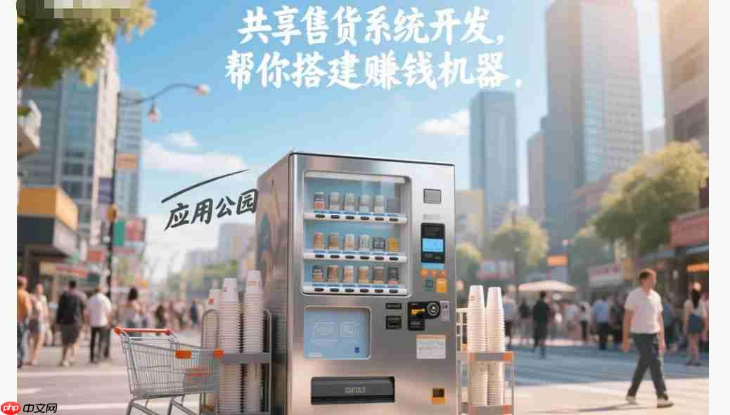 共享售货系统开发,帮你搭建赚钱机器!