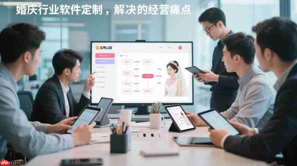 婚庆行业软件定制,解决你的经营痛点!