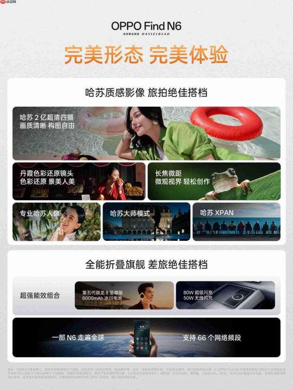 全球最平整折叠屏OPPO Find N6今日开售,售价9999元起!