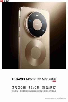 华为Mate80 Pro Max 风驰版开启预订